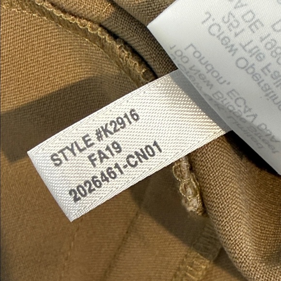 J Crew Slim Ankle Pants Camel Tan Size 8 - Picture 9 of 9